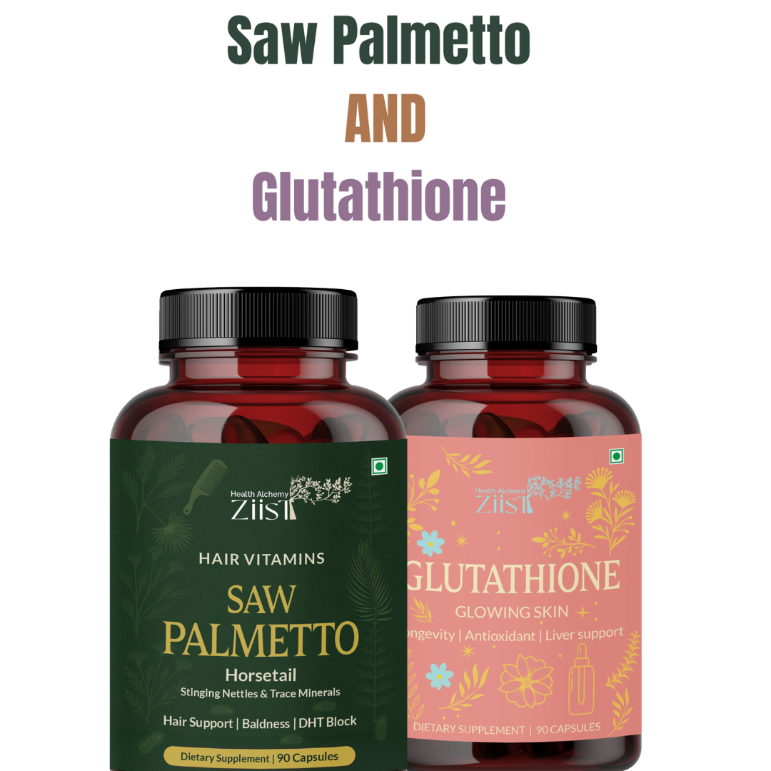 Men's Hair Loss Combo Pack with Saw Palmetto and Glutathione - Ziist Men's Hair Loss Combo Pack with Saw Palmetto and Glutathione - Ziist