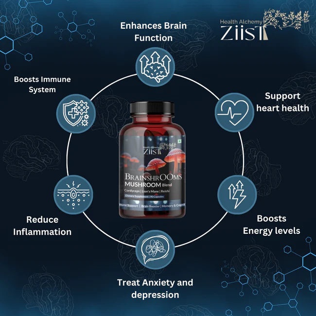 Unleashing the Power of Reishi Mushroom with The Ziist’s Brainshrooms