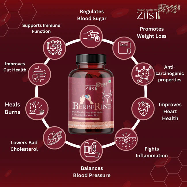 Enhance Your Gut Health with The Ziist’s Berberine Capsules