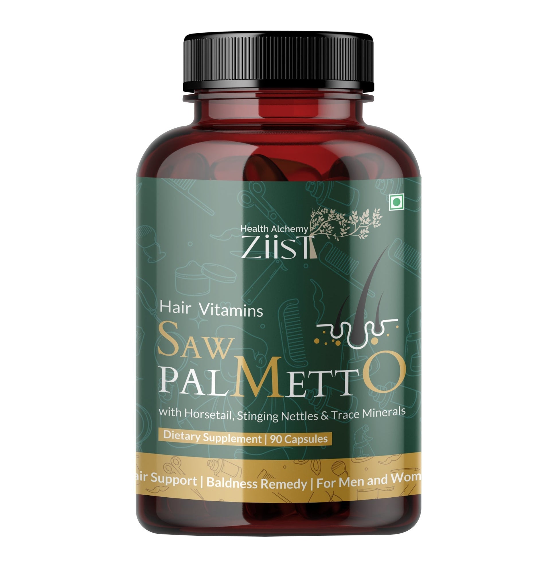 Hair Fall Solution Pack – Saw Palmetto Hair Vitamins for Stronger Hair