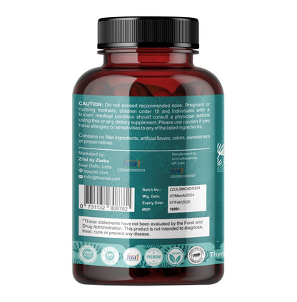 "Wildcrafted Sea Moss 1200mg capsules for natural health support"