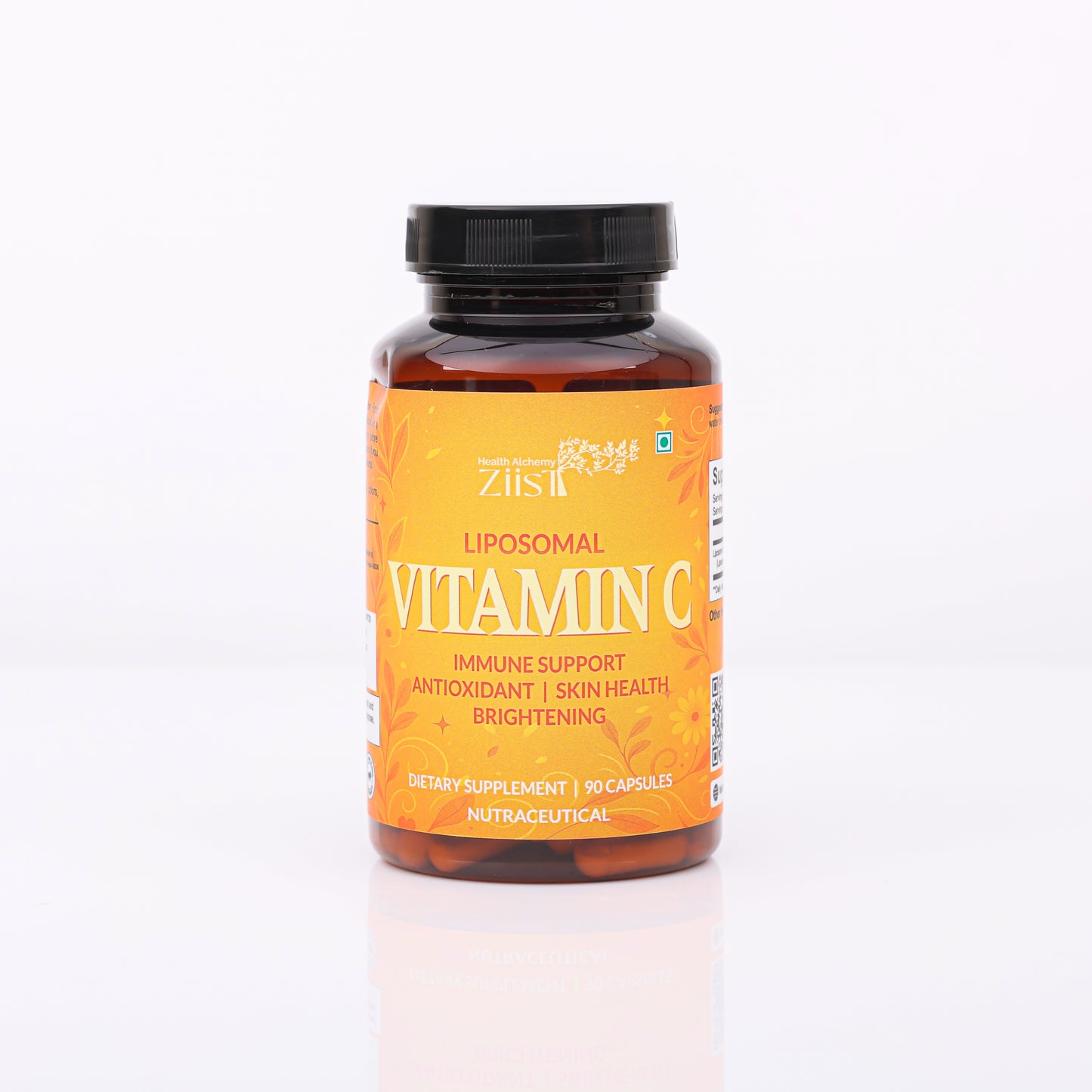 Ziist Liposomal Vitamin C Capsules – Immune Support, Antioxidant, Skin Health & Brightening (90 Capsules)