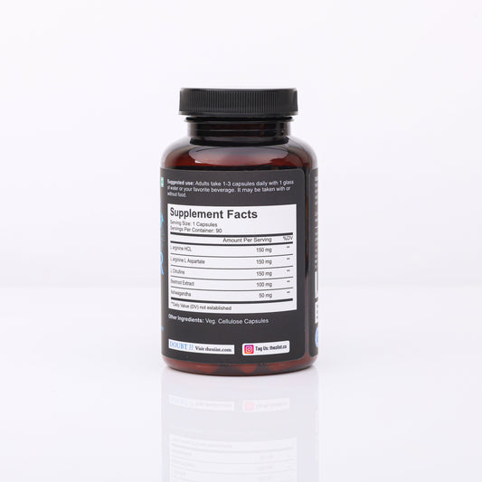 Ziist NO Booster – L-Arginine, L-Citrulline & Ashwagandha | 90 Capsules