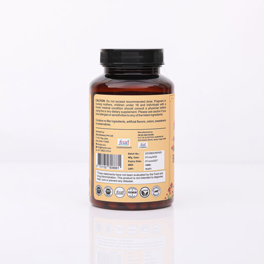 BrainShrooms Mushroom Blend 1200mg - 90 Capsules for Cognitive Support