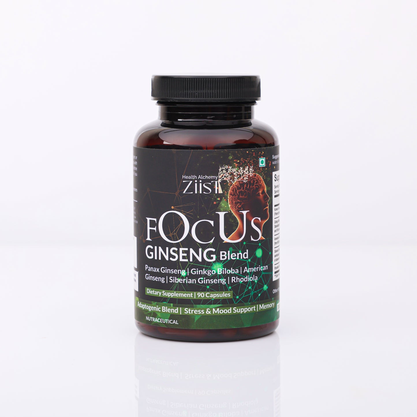 FOCUS Ginseng Complex 1200mg per serving(90 capsules)