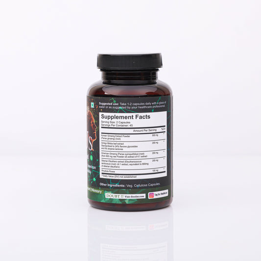 FOCUS Ginseng Complex 1200mg per serving(90 capsules)