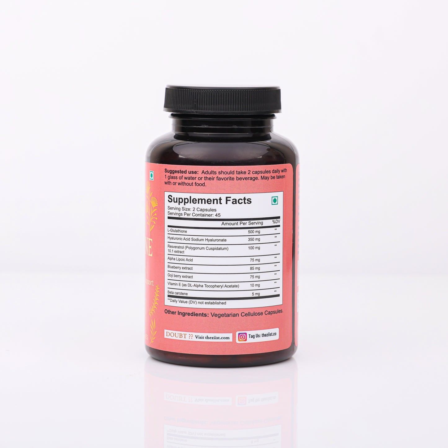 Glutathione 1200mg per serving (90 capsules)