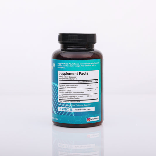 NMN - 1200mg per serving (90 capsules)