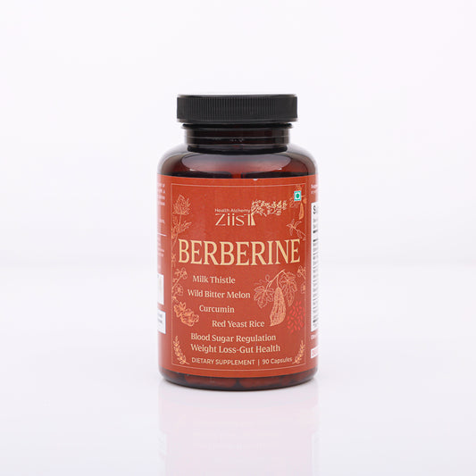 Berberine Capsules - Natural Metabolic Support 1200mg per serving (90Capsules)