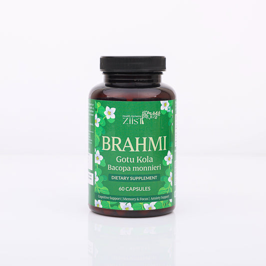 Brahmi 1200mg – 60 Capsules for Cognitive Support & Mental Clarity