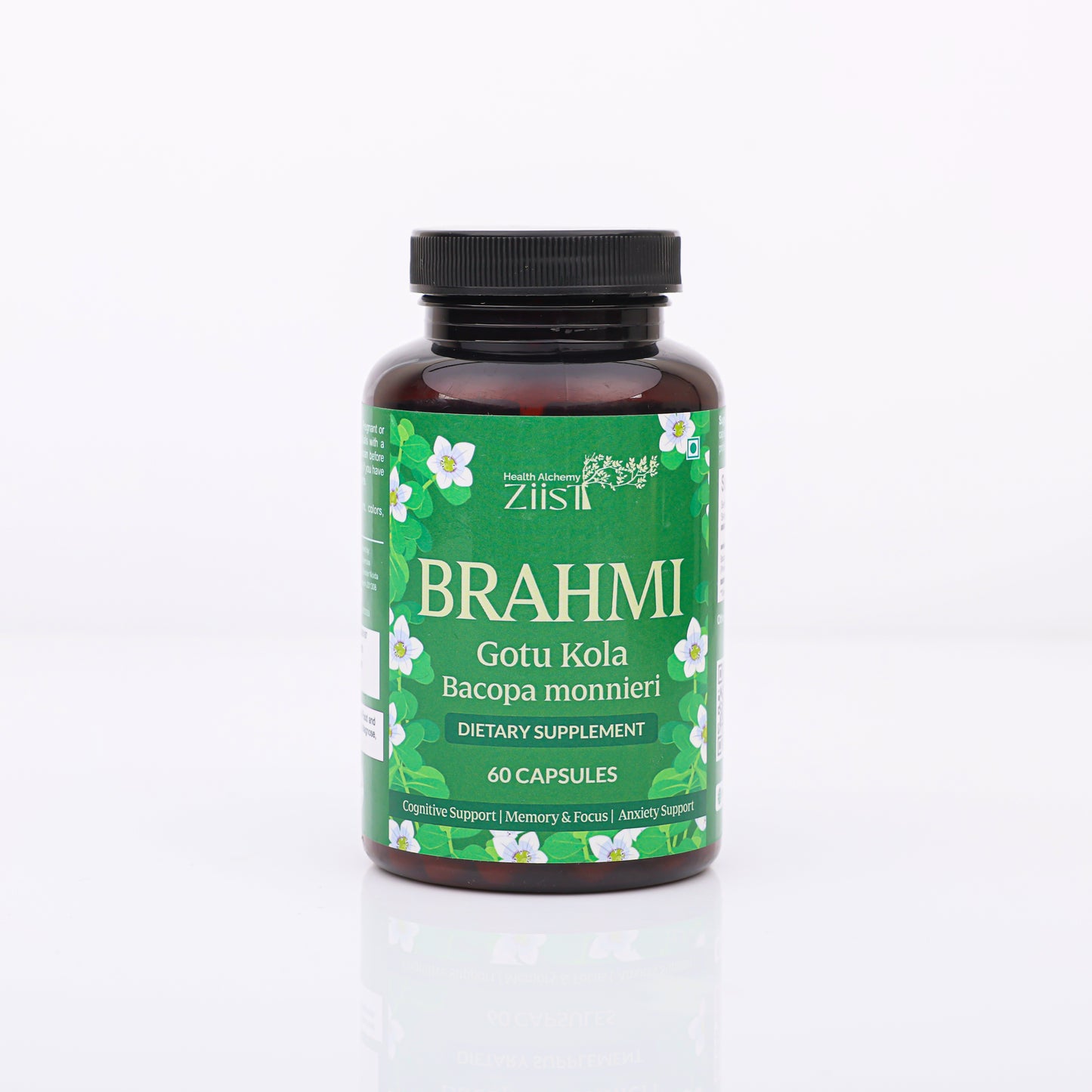 Brahmi 1200mg – 60 Capsules for Cognitive Support & Mental Clarity