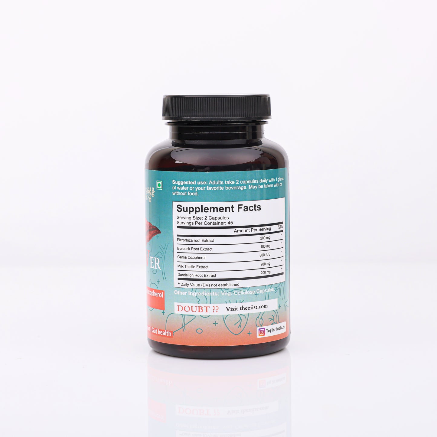 Fatty Liver Remedy 1200mg per serving (90 capsules)