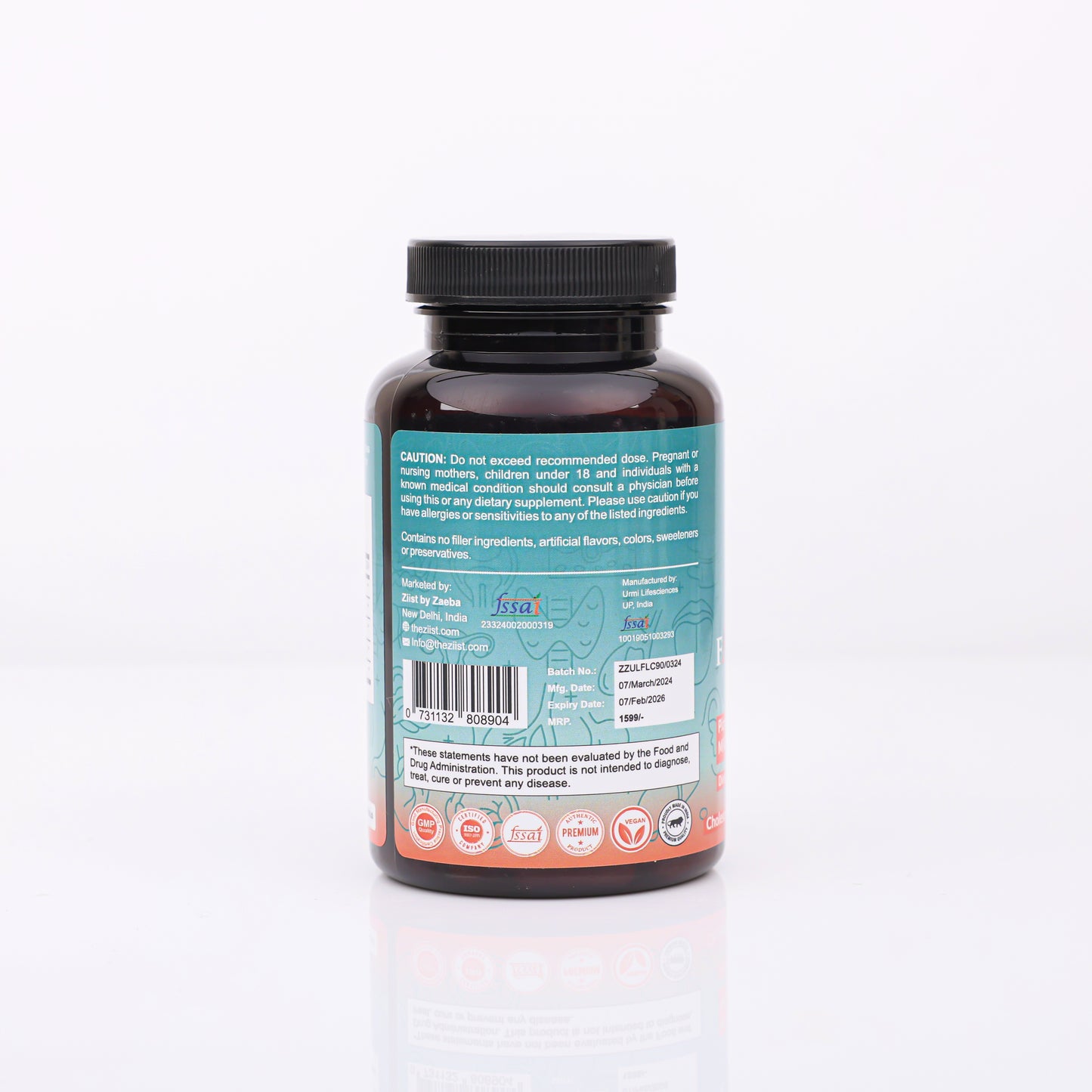 Fatty Liver Remedy 1200mg per serving (90 capsules)