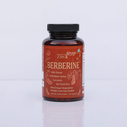 Berberine Capsules - Natural Metabolic Support 1200mg per serving (90Capsules)