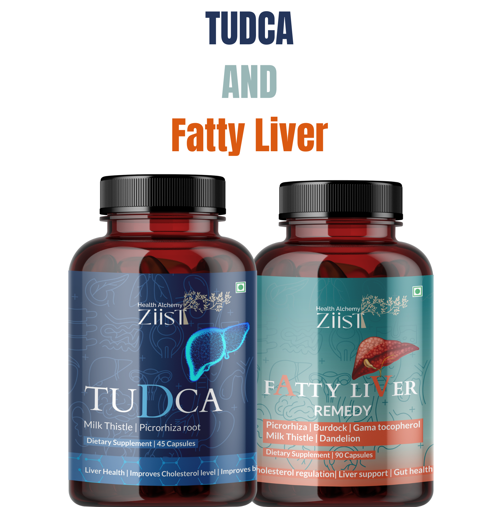 Liver Care Supplement Combo – Tudca & Fatty Liver Remedy for Liver Health