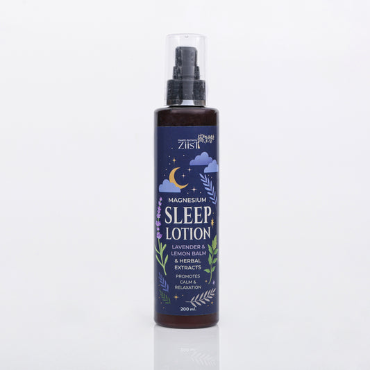 Magnesium Sleep Lotion with Lavender, Lemon Balm & Herbal Extracts – 200ml