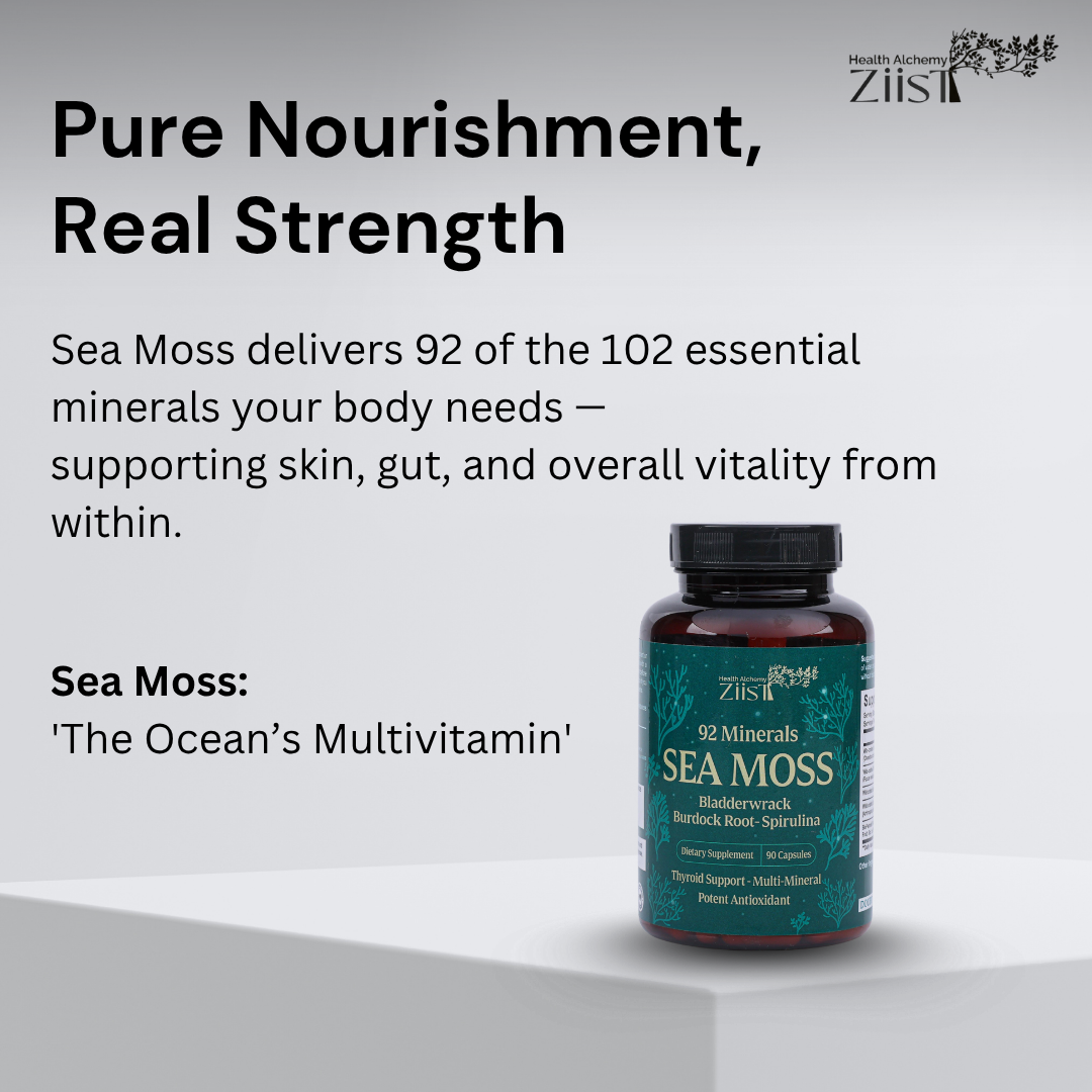 Wildcrafted Sea Moss 1200mg per serving (90 capsules)