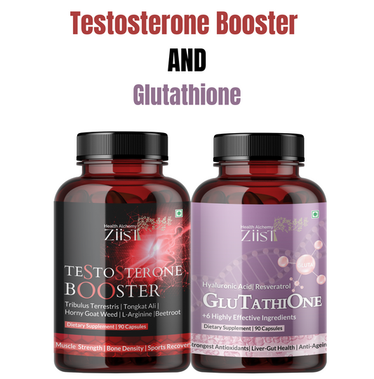 Adam and Eve Couple Pack – Testosterone for Him & Glutathione for Her