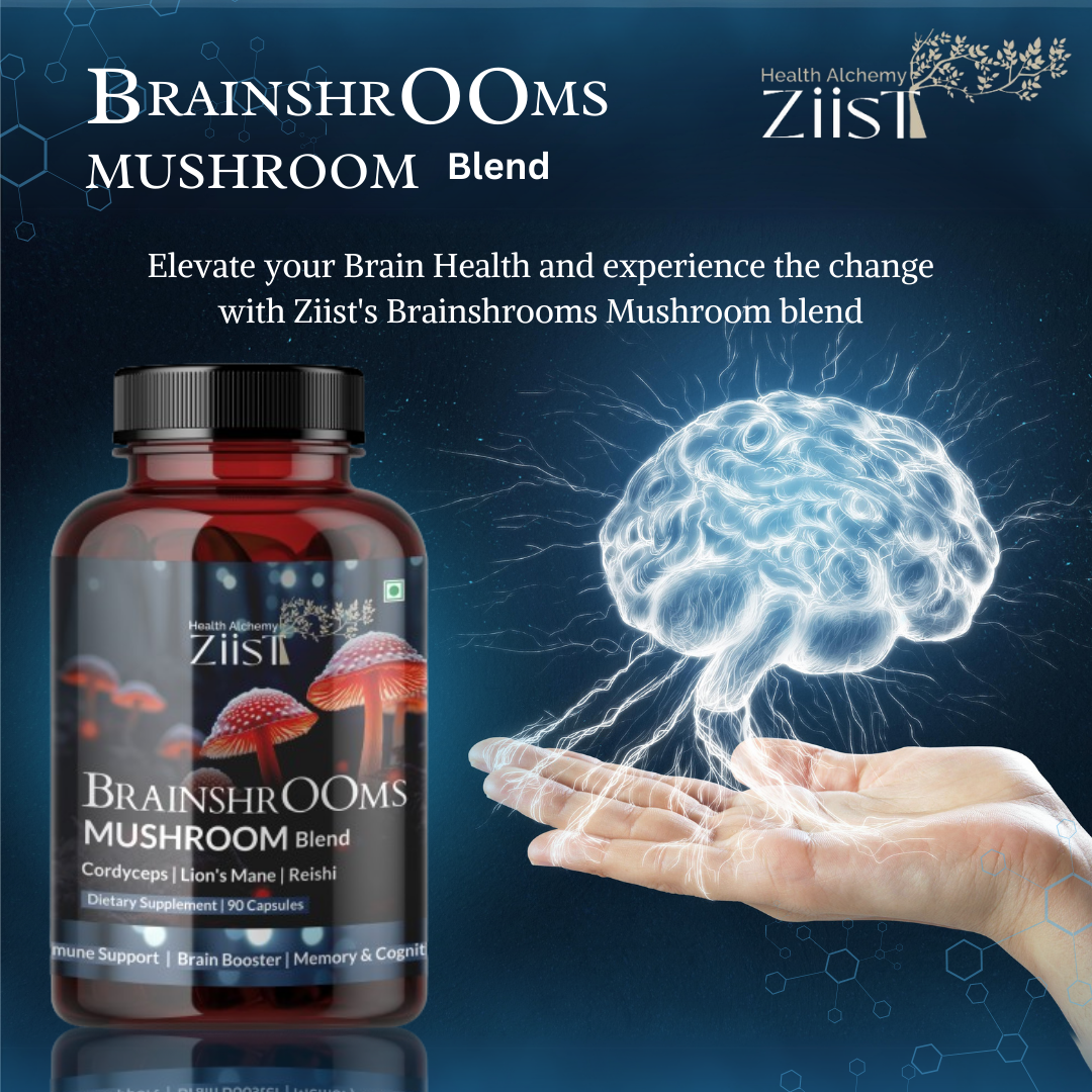 "Benefits of BrainShrooms Mushroom Blend 1200mg for mental clarity"