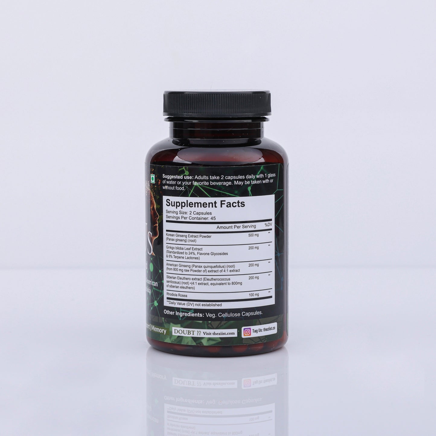 FOCUS Ginseng Complex 1200mg per serving(90 capsules)