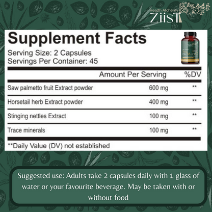 Hair Nourishment & Growth – Saw Palmetto Hair Fall Solution