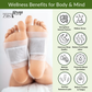 ZIIST Premium Detox Foot Patches – Natural Cleansing Foot Pads for Toxin Removal, Stress Relief & Better Sleep (10 Patches, Pack of 1)