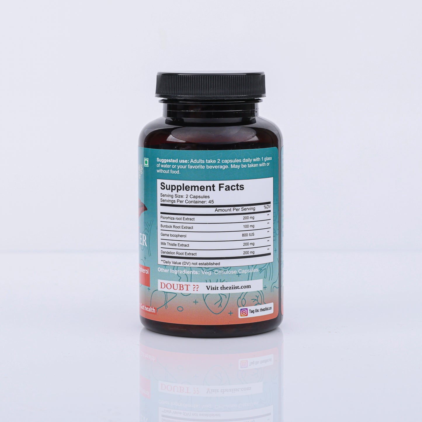 Fatty Liver Remedy 1200mg per serving (90 capsules)