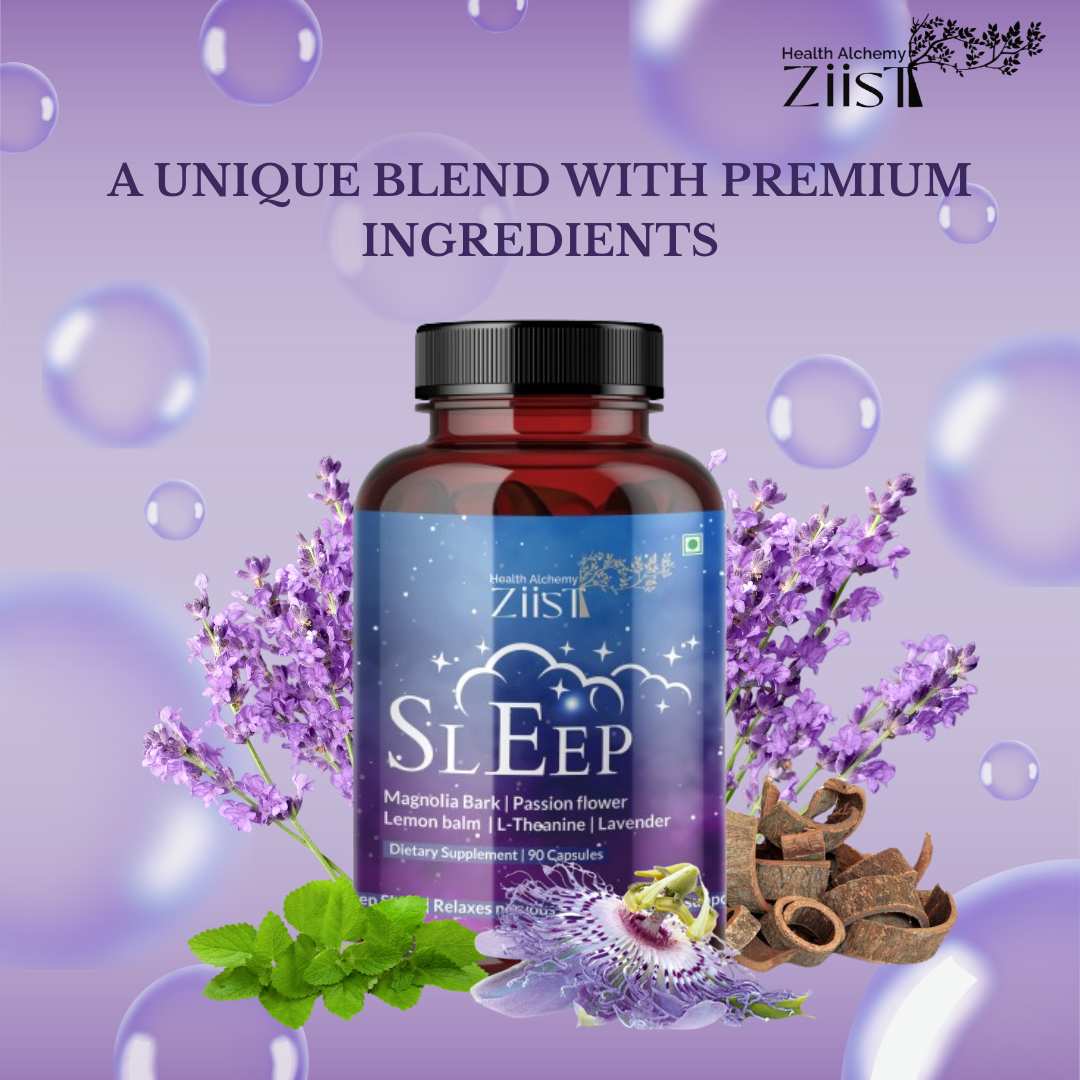 "90 capsules of Sleep Dietary Supplement 1200 mg from The Ziist"