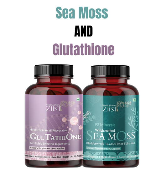 Hair and Skin Care Pack – Wildcrafted Sea Moss & Glutathione Duo