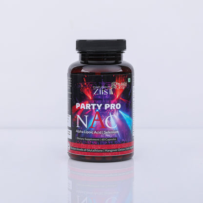 NAC PARTY PRO Capsules 1100mg per serving (60 capsules)