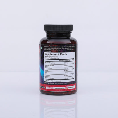 NAC PARTY PRO Capsules 1100mg per serving (60 capsules)