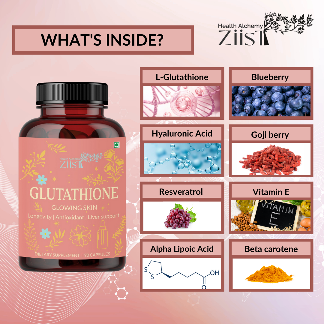 Glutathione 1200mg per serving (90 capsules)
