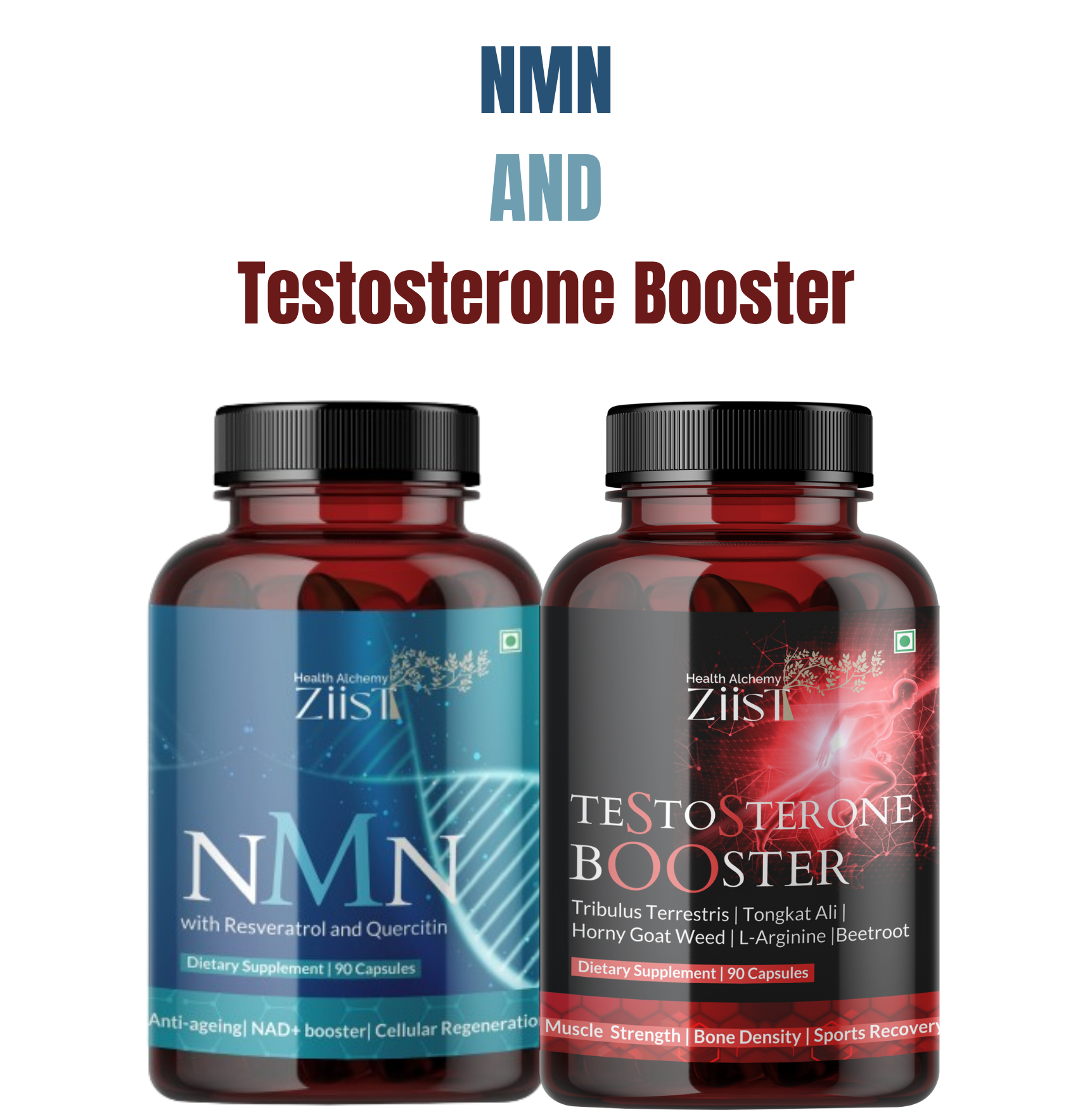 Ziist Young at 40 Combo – NMN & Testosterone Booster for Vitality