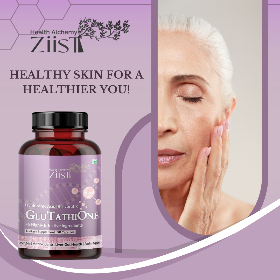 "90 capsules of Glutathione 1200mg from The Ziist"
