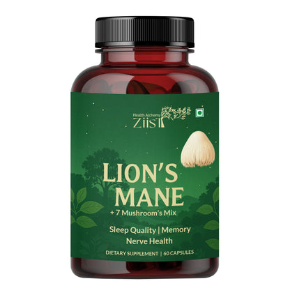 Lion's Mane Mushroom Extract Capsules 1200mg