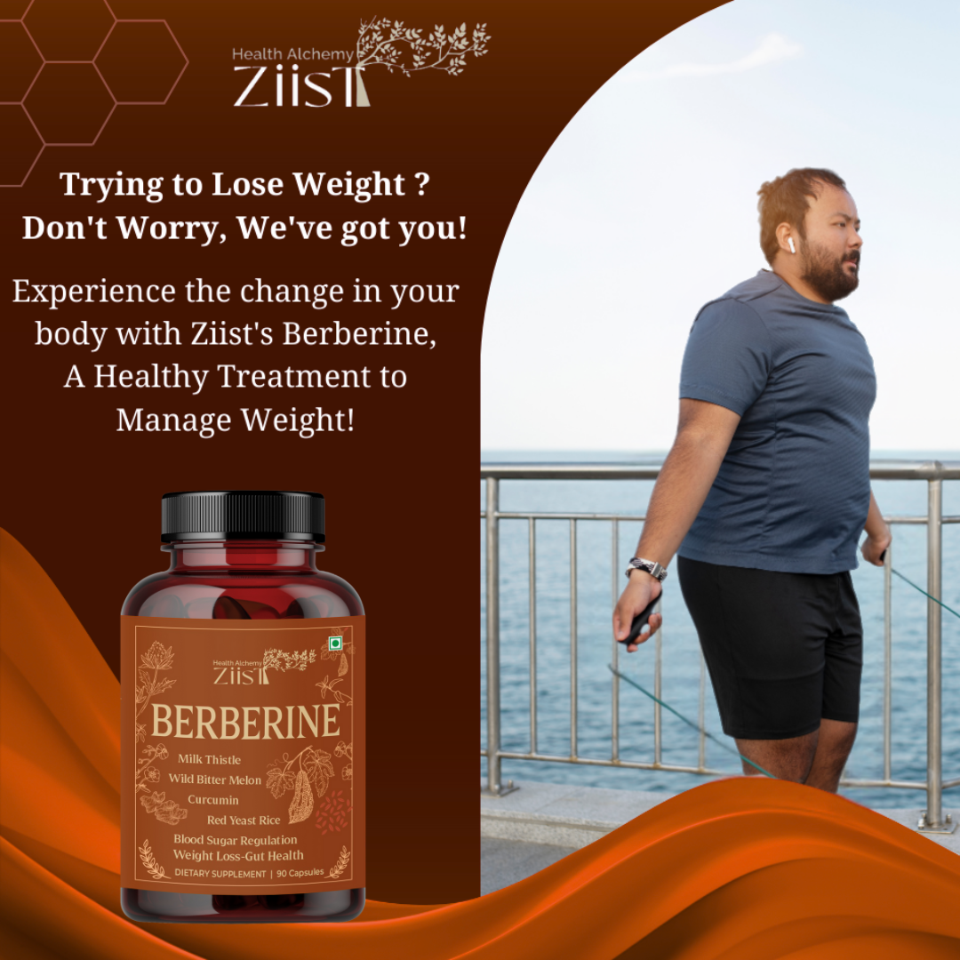 Berberine Capsules - Natural Metabolic Support 1200mg per serving (90Capsules)