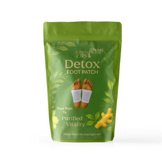 ZIIST Premium Detox Foot Patches – Natural Cleansing Foot Pads for Toxin Removal, Stress Relief & Better Sleep (10 Patches, Pack of 1)