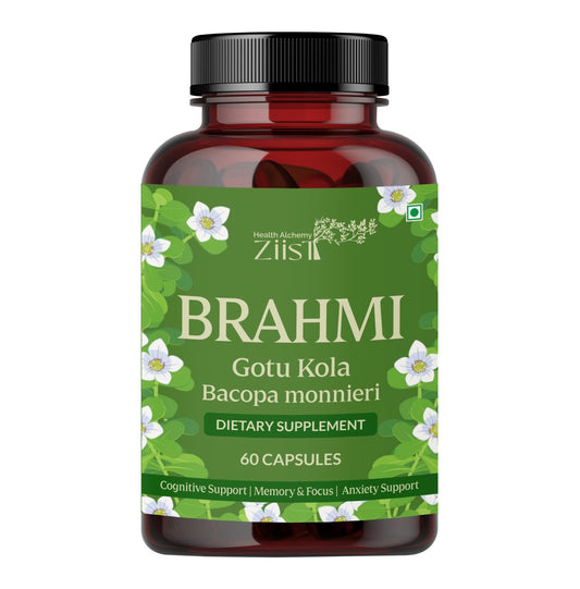 Brahmi 1200mg – 60 Capsules for Cognitive Support & Mental Clarity