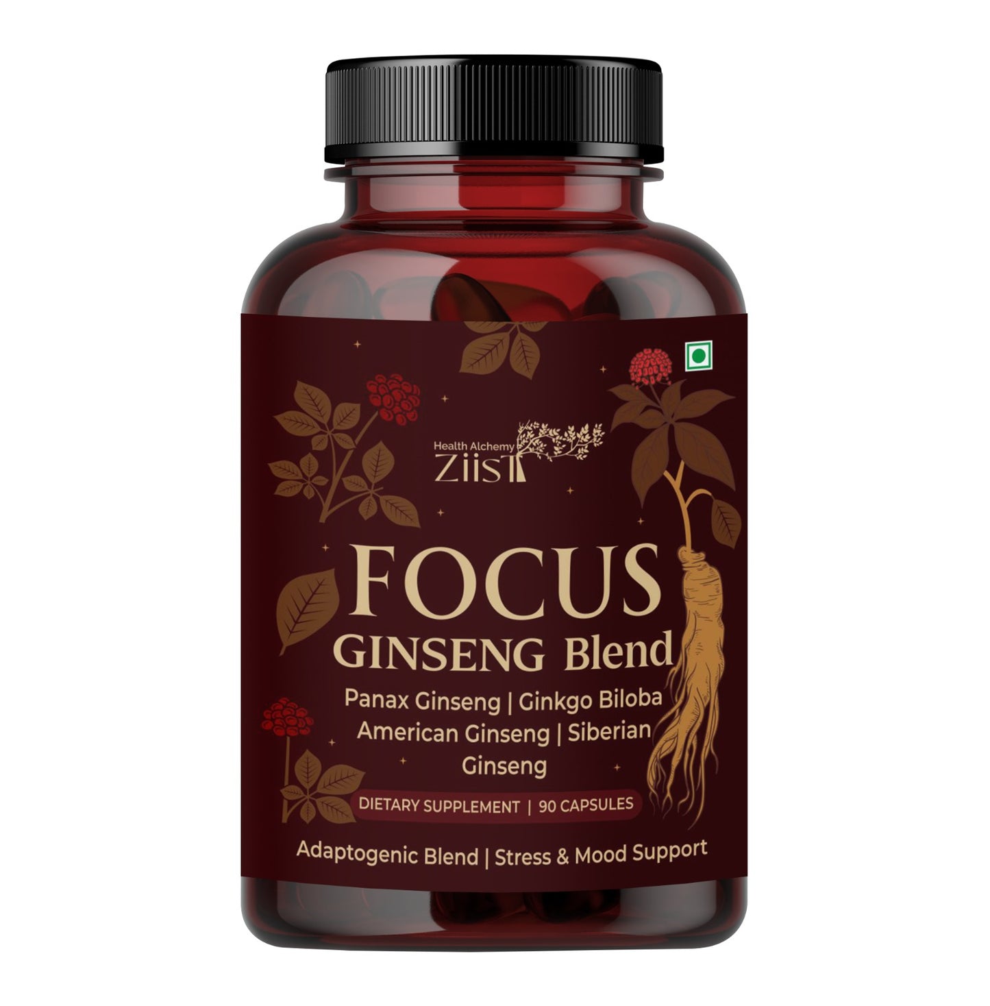 FOCUS Ginseng Complex 1200mg per serving(90 capsules)