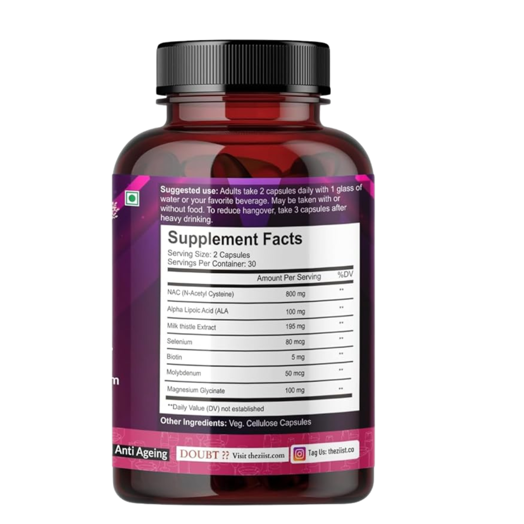NAC (N-Acetyl Cysteine) & Fatty Liver Remedy – Detox & Rejuvenate