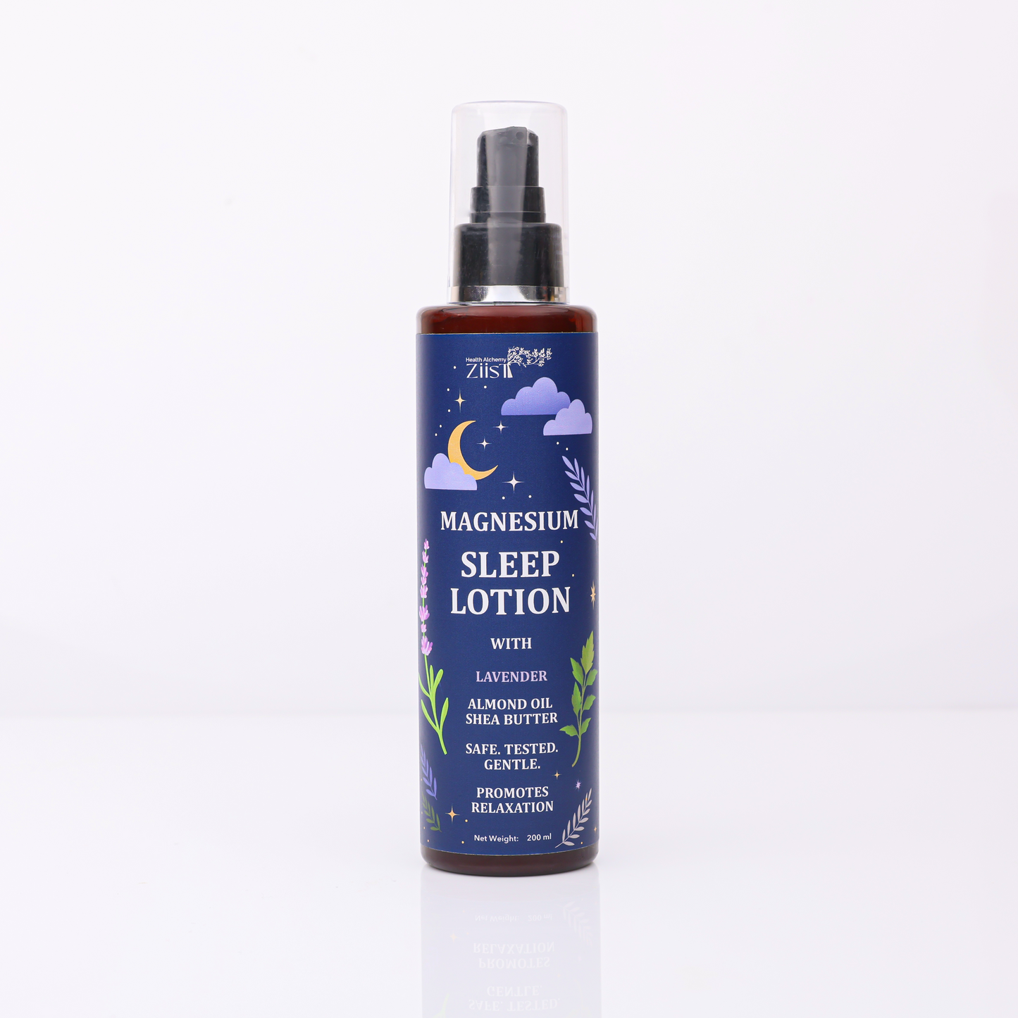 Magnesium Sleep Lotion with Lavender, Lemon Balm & Herbal Extracts – 200ml