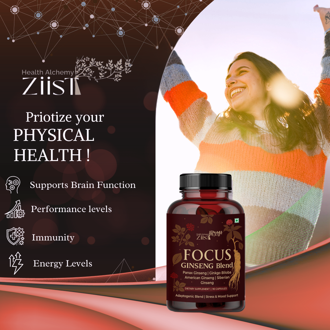 FOCUS Ginseng Complex 1200mg per serving(90 capsules)
