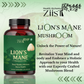 Lion's Mane Mushroom Extract Capsules 1200mg - Organic 7 Mushroom Blend