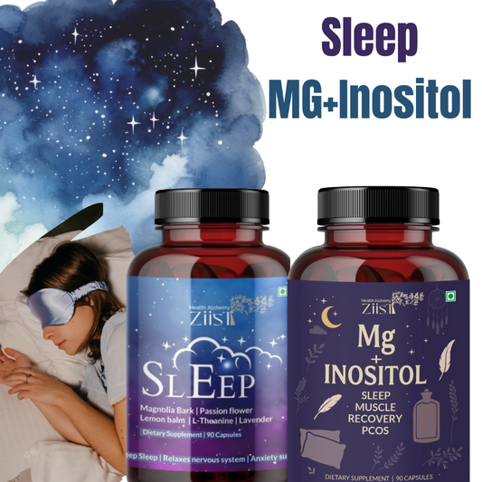 Complete Sleep and recovery package of  MG Inositol and Sleep supplement