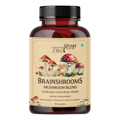 Men supplement power pack with Testosterone Booster and Brainshrooms mushroom extracts | men's health | testosterone | Energy for men