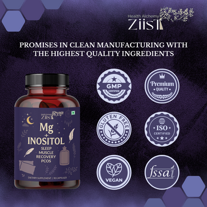 MG+INOsITOL 1200mg per serving (90 capsules)