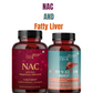 Alcohol detox pack with fatty liver remedy and NAC ( N-Acetyl Cysteine)-  Cleanse, Repair, and Rejuvenate Your Body